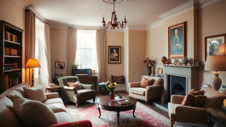 Experience the charm of Bloomsbury residences with elegant interiors and warm ambiance.