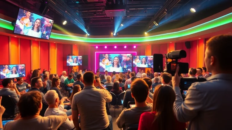 Engaging Live Stream Audience participating enthusiastically in a dynamic online event.