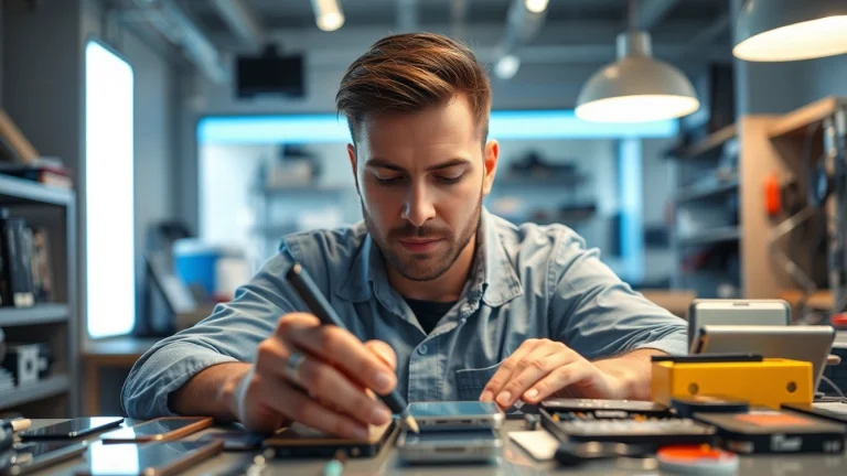 Servizio di riparazione cellulari a Torino con tecnici esperti al lavoro