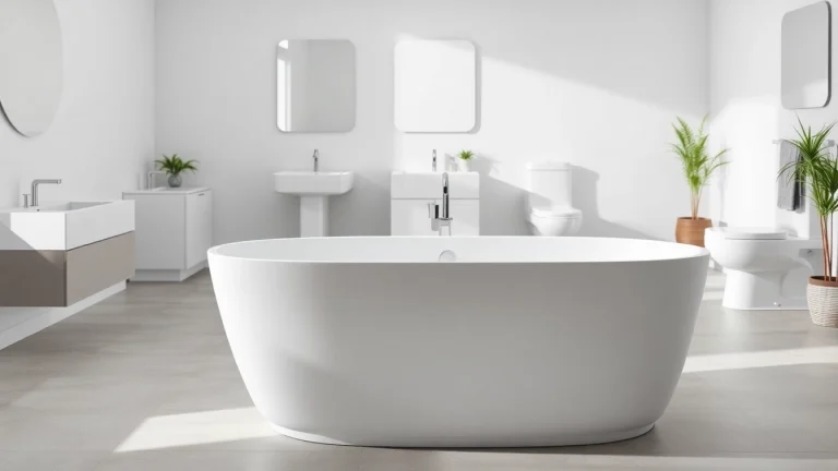 Showcasing a luxurious bathroom with American Standard fixtures and a relaxing ambiance.