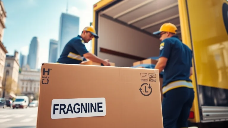 Professional movers in London carefully packing items for a smooth relocation.