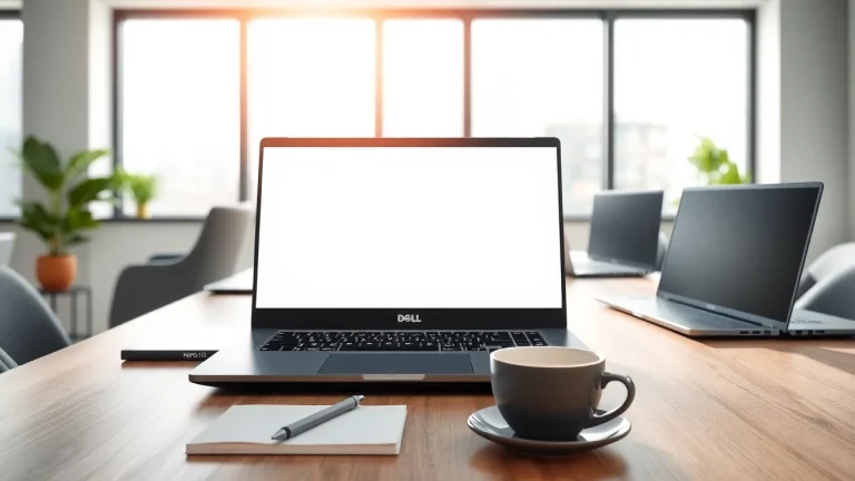 Comparativa de laptops Dell elegantes en un escritorio moderno para decisiones de compra informadas.