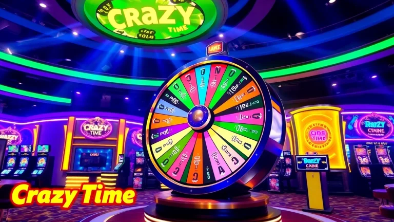 Experience RTP Crazy Time with thrilling gameplay and vibrant visuals in an exciting live casino atmosphere.