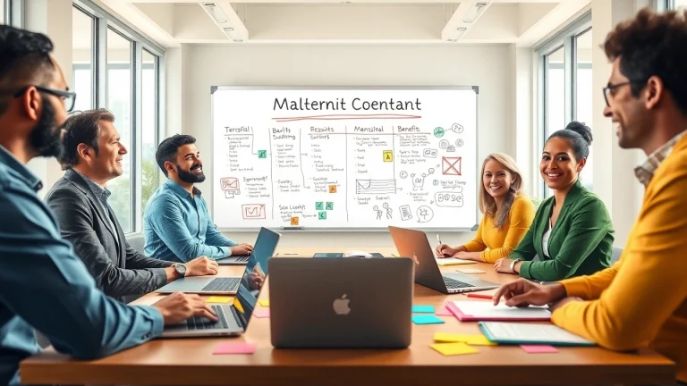 Designing a Small Business Membership Plan (ideas) with engaged business owners brainstorming.