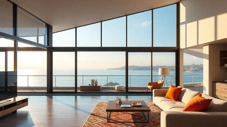 Stunning sea view apartments representing real estate turkey, capturing luxury living in Istanbul.