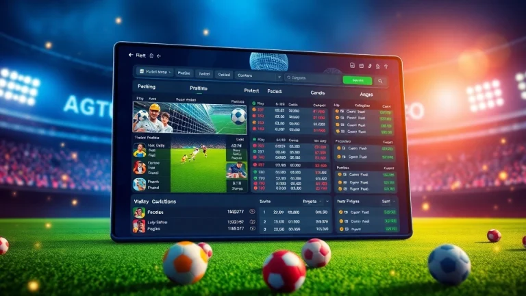 Engaging view of a situs judi bola with vibrant betting options and user activity for online gambling enthusiasts.