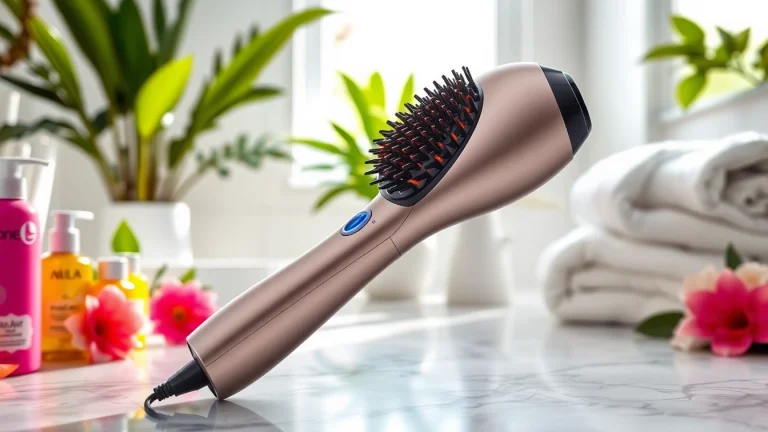 Using a Hair Dryer Brush 7 in 1 effectively for styling and smoothing hair