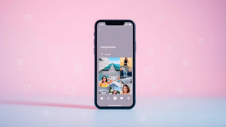 View Instagram stories on a modern device, showcasing vibrant story content and a secure interface.