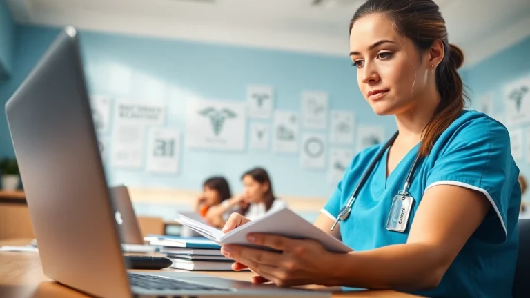 Aprendiendo sobre Unidades de educación continua de enfermería en un entorno profesional.