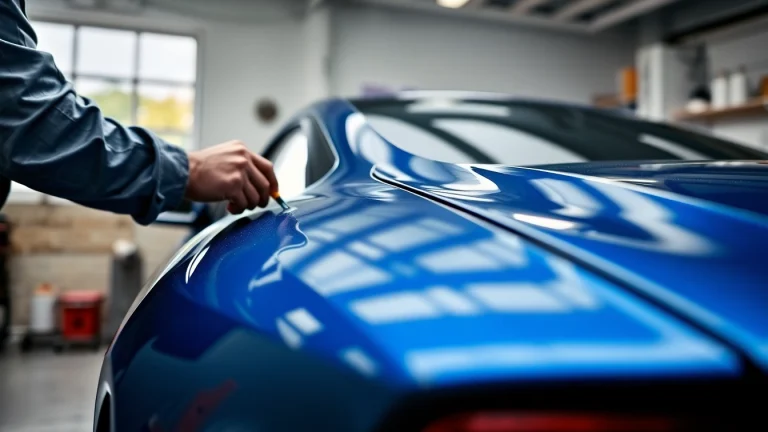 Apply ceramic coating Southampton services expertly enhancing a luxury car's finish.