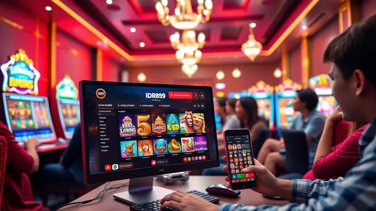 Pemain aktif di IDR89 menikmati permainan slot yang memukau, menunjukkan suasana yang menggembirakan.