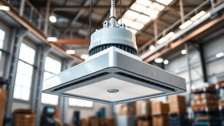 Showcasing a Vapor Tight Fixture in a bright industrial environment.