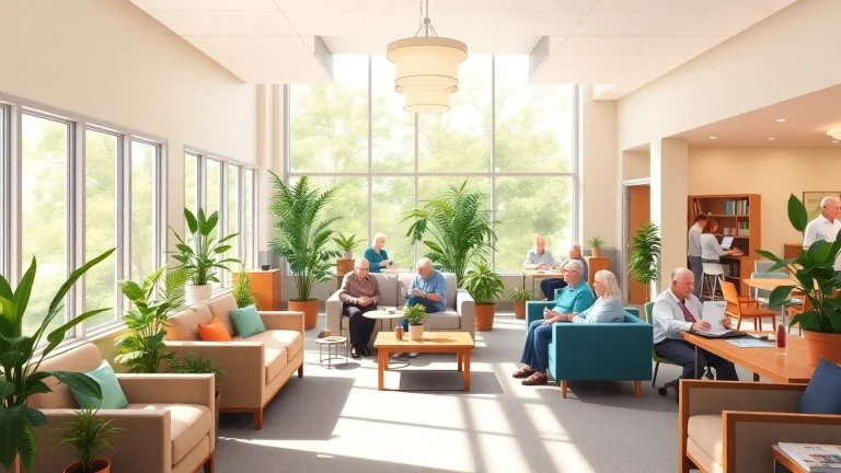 Seniors enjoying activities at the Howard Lieburn Senior Center, ideal for community engagement.
